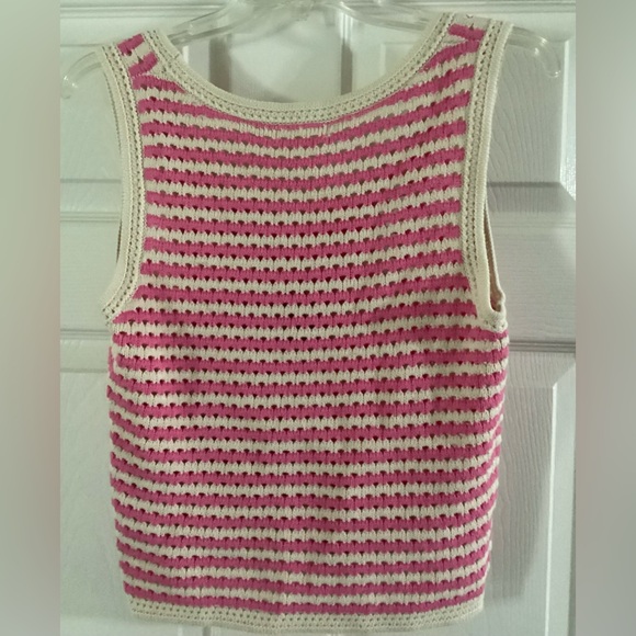 Blu Pepper Boutique Crochet Tank Top Size Medium NWT - Picture 2 of 3